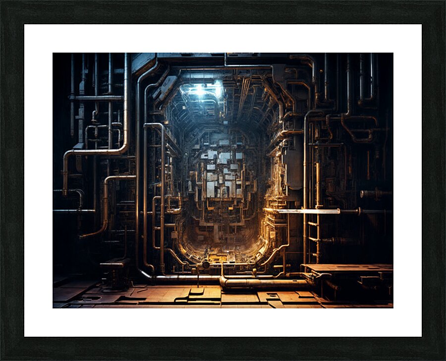 Industrial Setting Picture Frame print