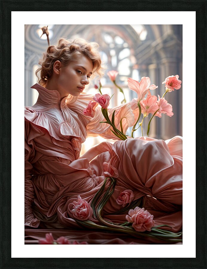 Contemplative Repose Picture Frame print