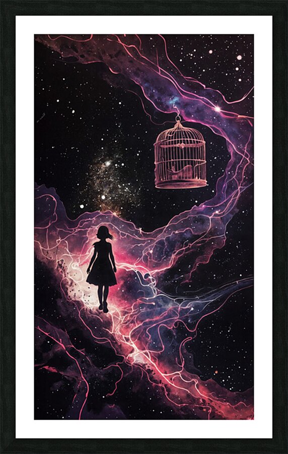  Cosmic Landscape Picture Frame print