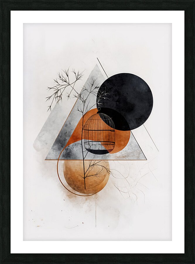  Between Structure and Nature Picture Frame print