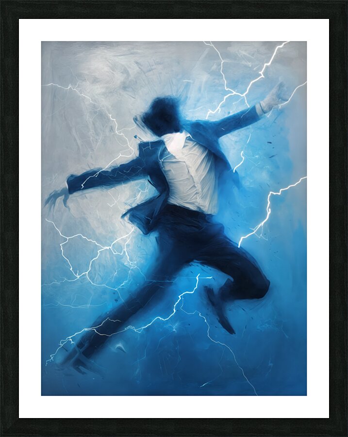  Dark Blue Hue Picture Frame print