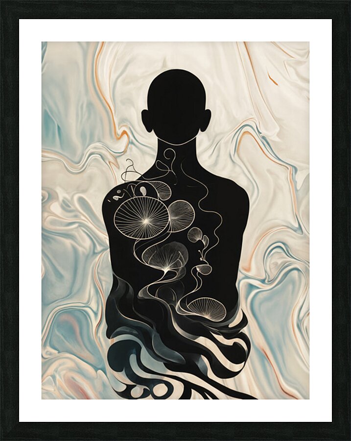  Dark Form Picture Frame print