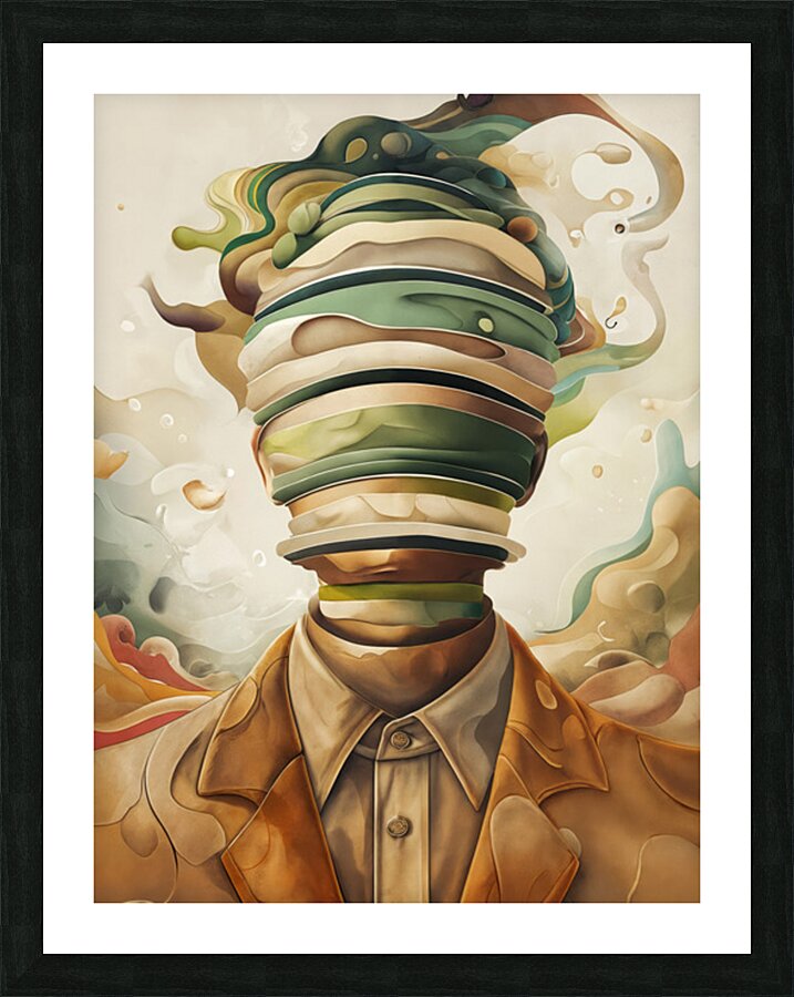  Head and Torso Picture Frame print