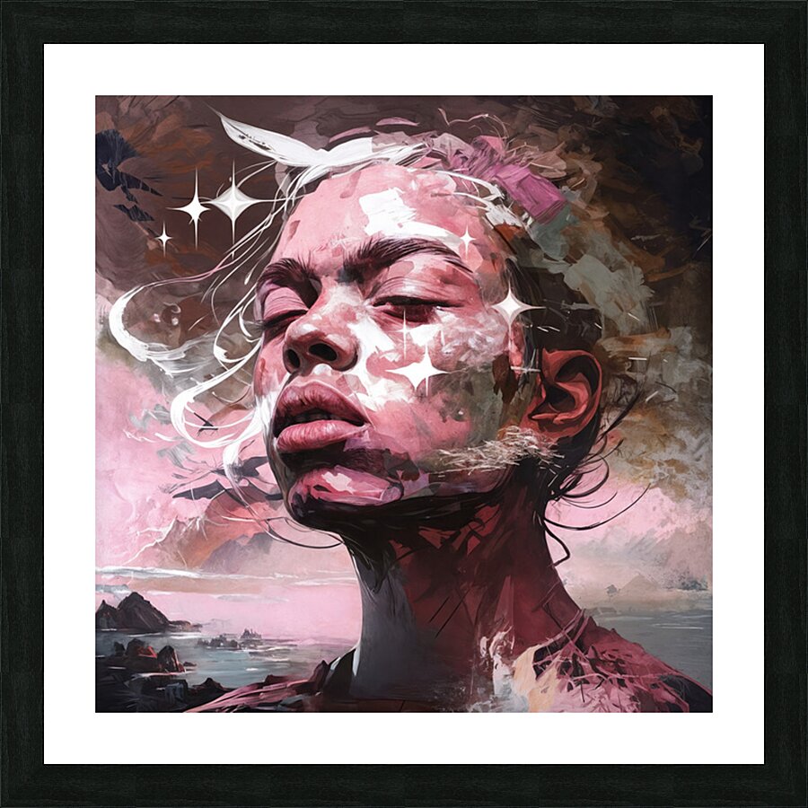  Painterly Style Picture Frame print