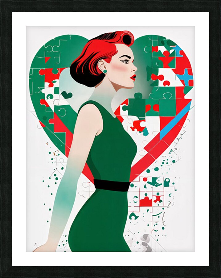  Human Heart Picture Frame print
