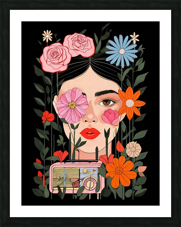  Vibrant Glory Picture Frame print