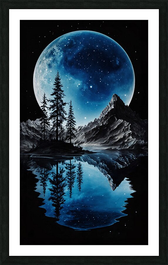  Serene Night Picture Frame print