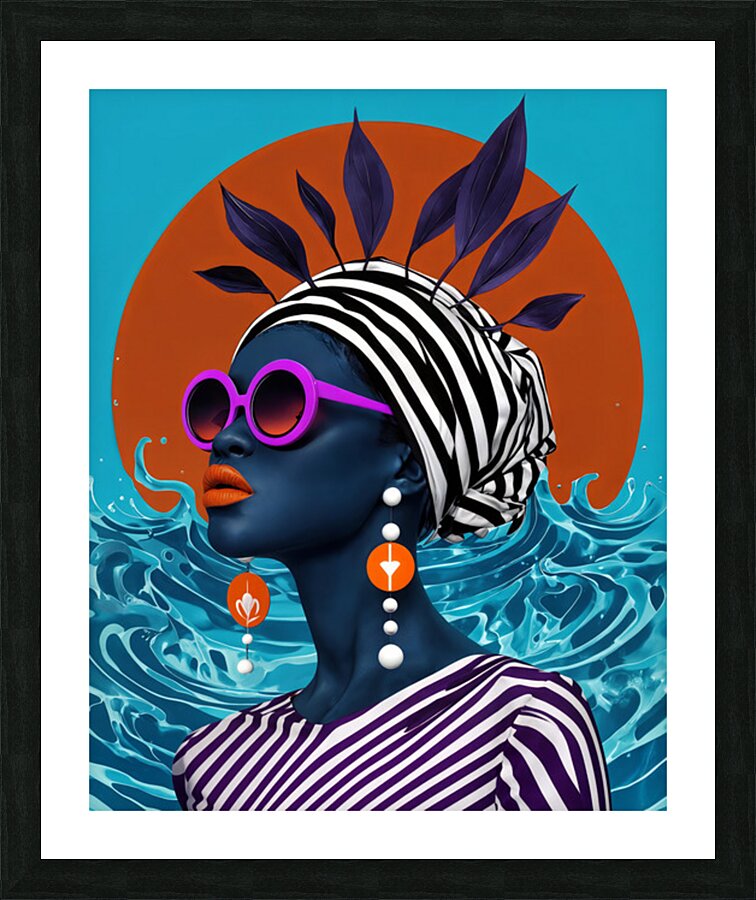  Purple Sunglasses Picture Frame print