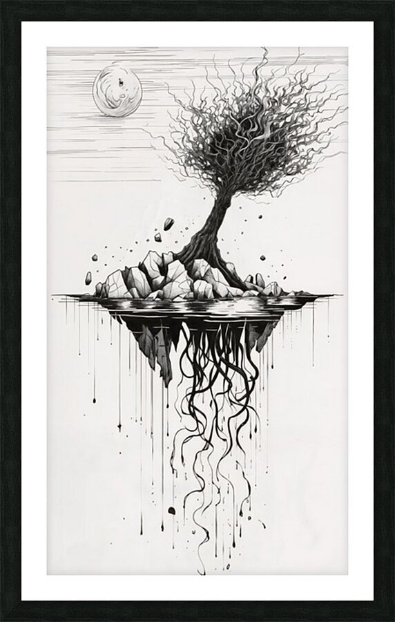  Into Nothingness Picture Frame print