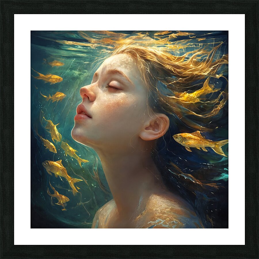  Unexplored Ocean Picture Frame print