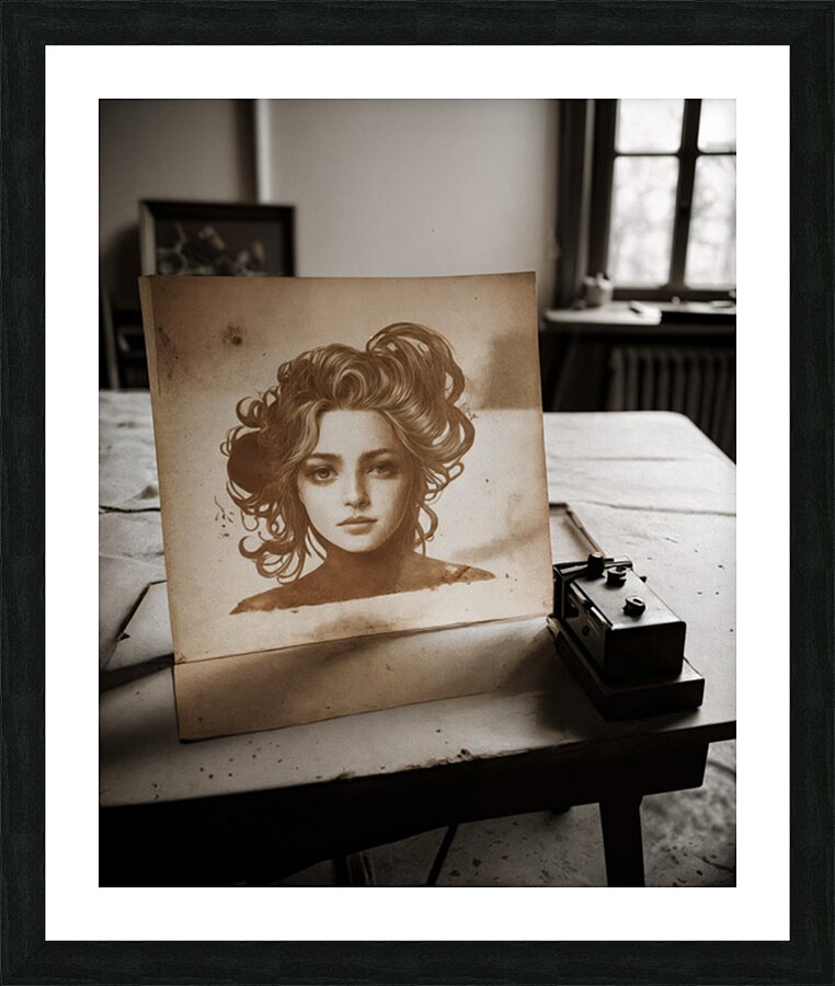  Focused Gaze Picture Frame print