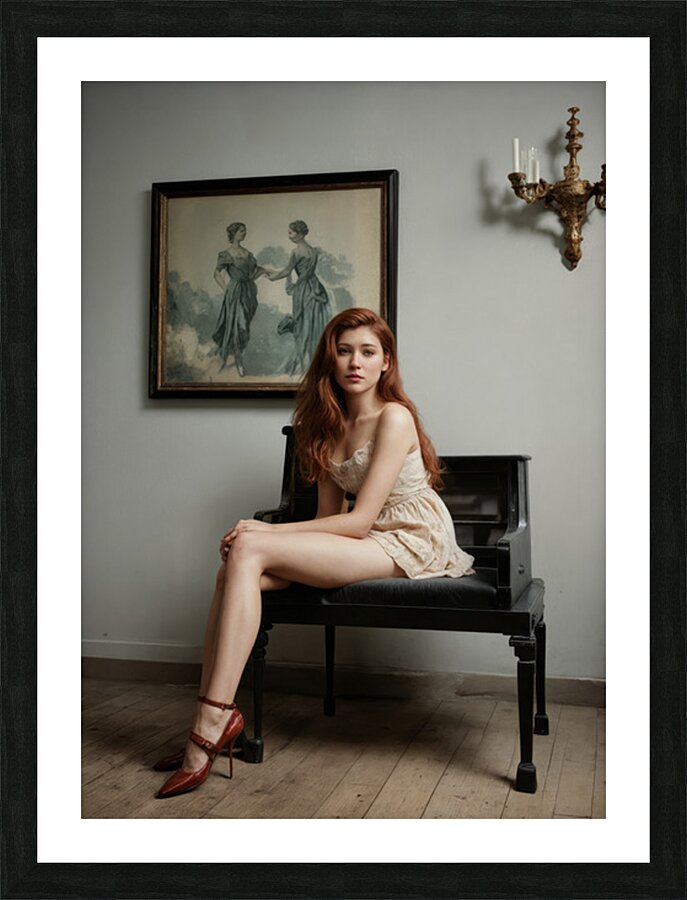  Piano Bench Picture Frame print