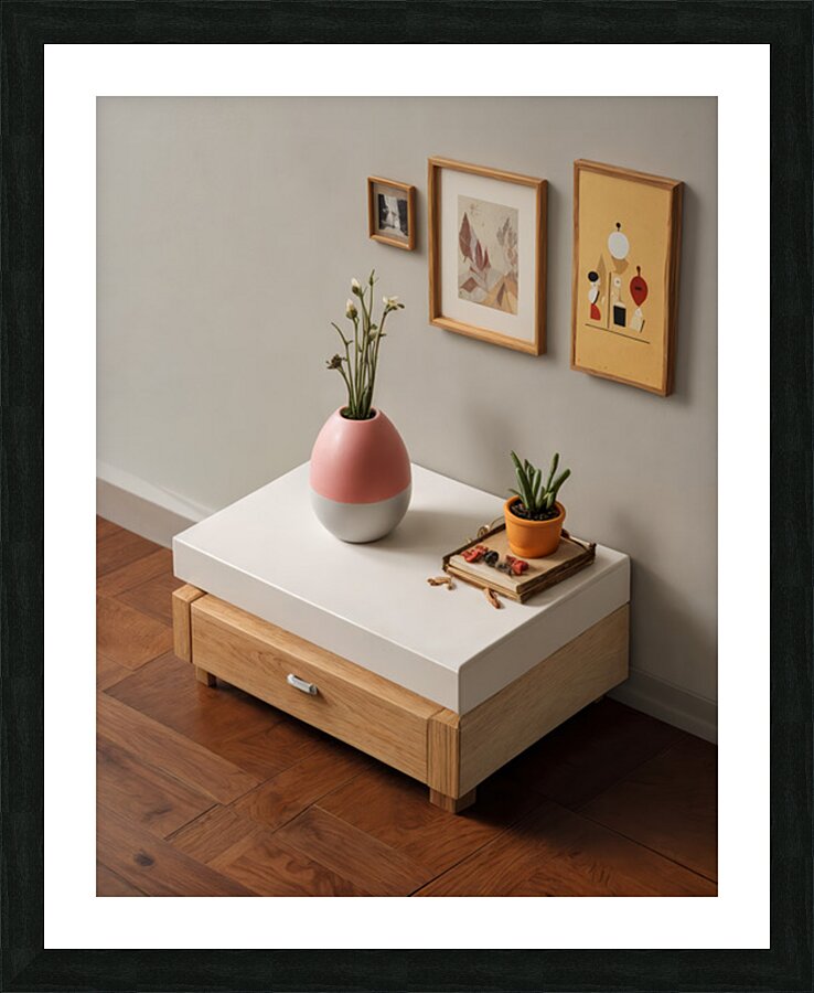 Arranged Corner Picture Frame print