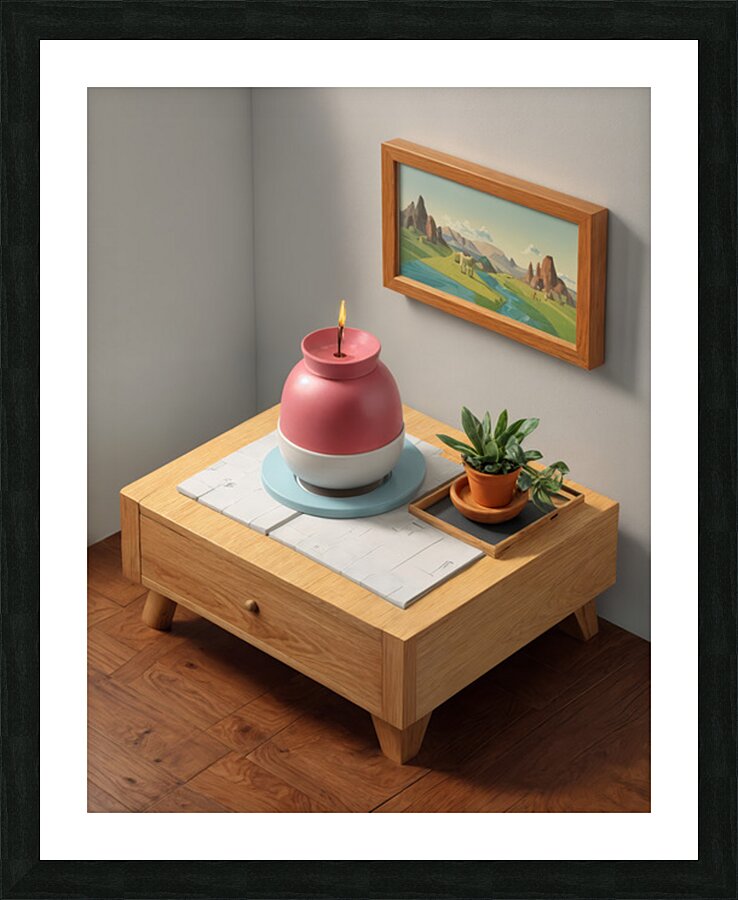  Spherical Candle Picture Frame print