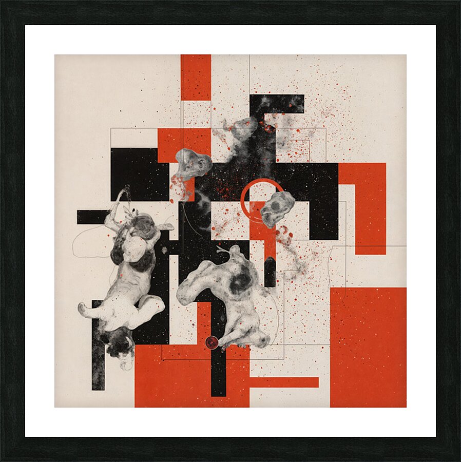 A Modernist Composition  Picture Frame print