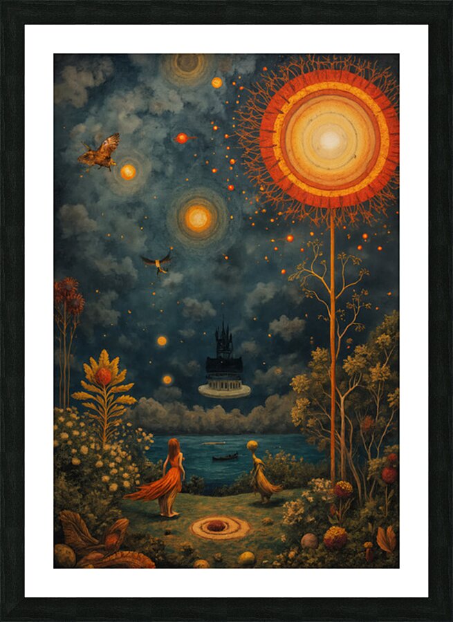 Distant Galaxy  Picture Frame print