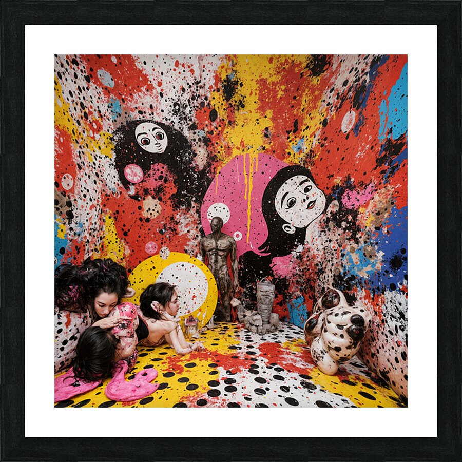 Creativity and Chaos  Picture Frame print