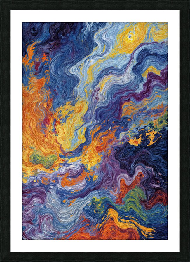 Living Nebula  Picture Frame print
