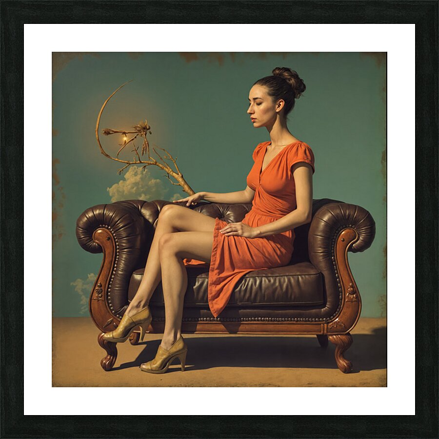 A Mesmerizing Moment  Picture Frame print
