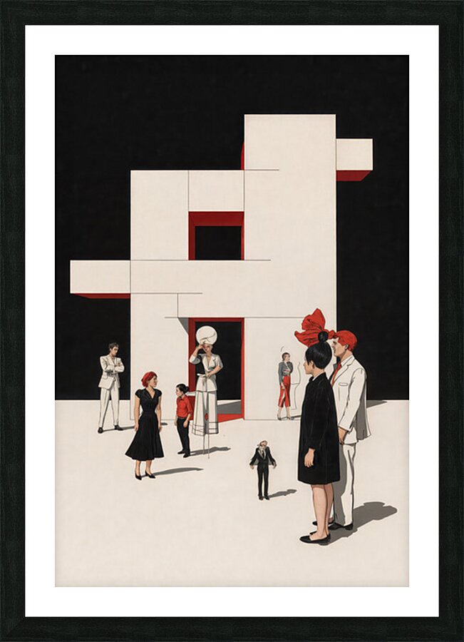 Enigmatic Edifice  Picture Frame print