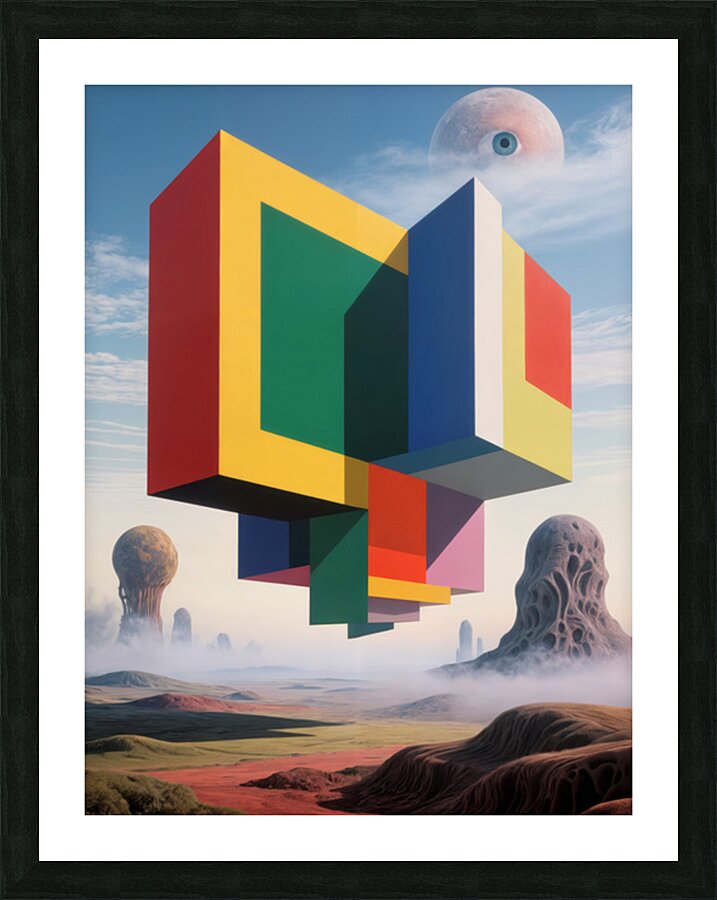 Intersection of Abstraction  Picture Frame print