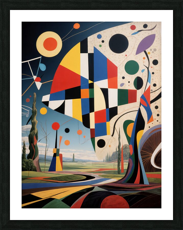 An Enigmatic Spectacle  Picture Frame print