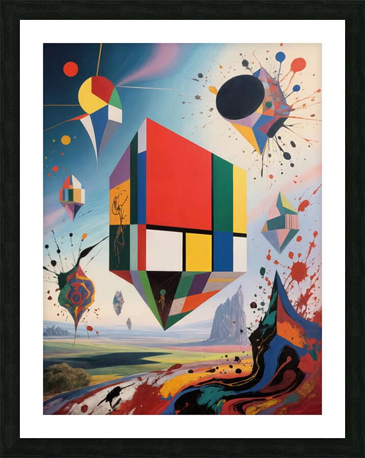 Perception of Space  Picture Frame print
