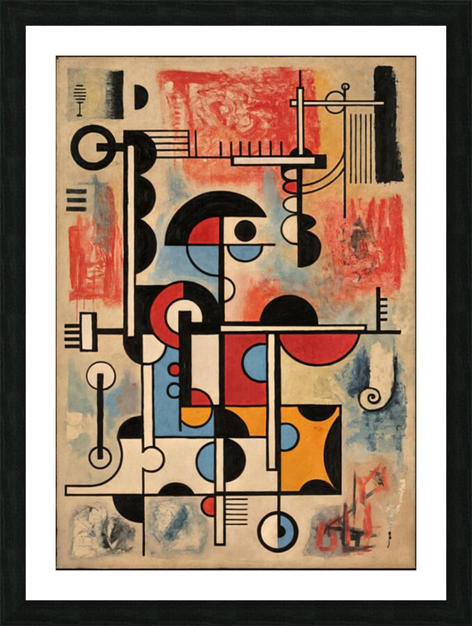 Orchestrated Lines  Picture Frame print