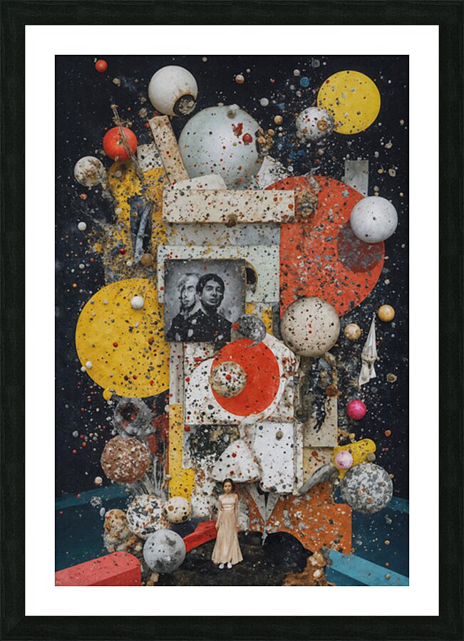 Texture and Depth  Picture Frame print