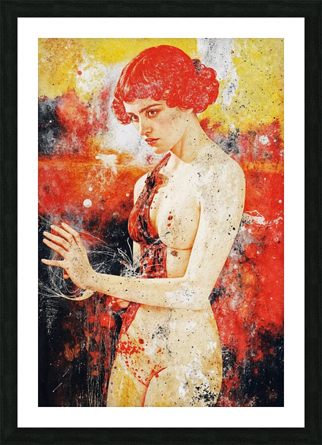 Haunting Snapshot  Picture Frame print