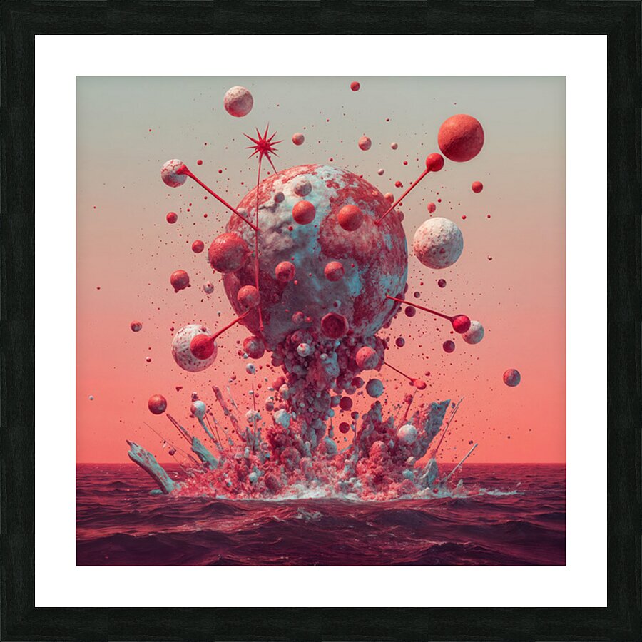 Spherical Entity  Picture Frame print