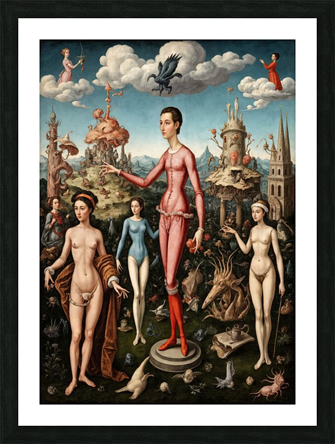 Innocence Versus Knowledge  Picture Frame print