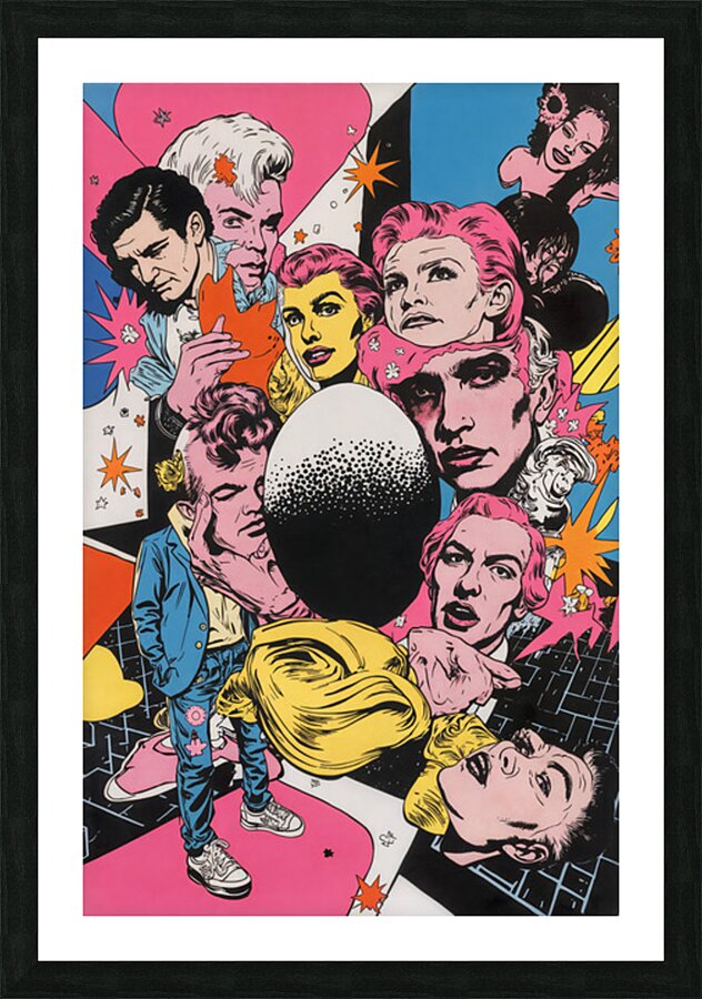 Thousand Conversations  Picture Frame print