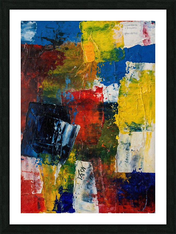 Construction and Ruin  Picture Frame print
