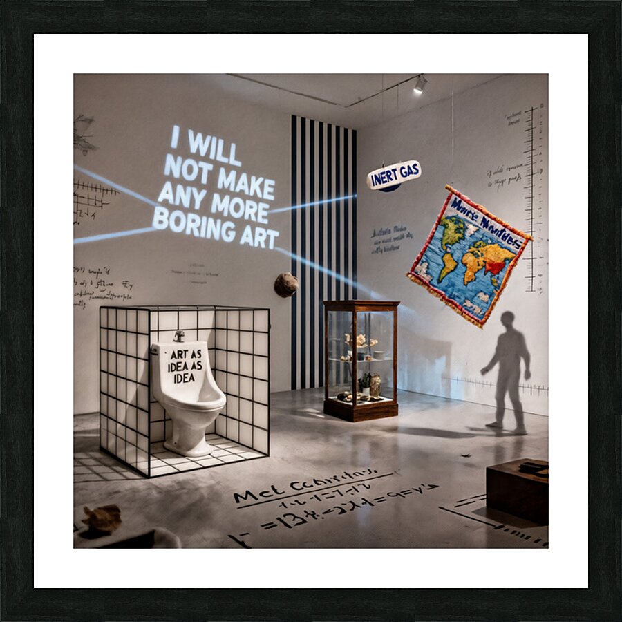 Laboratory at Midnight  Picture Frame print