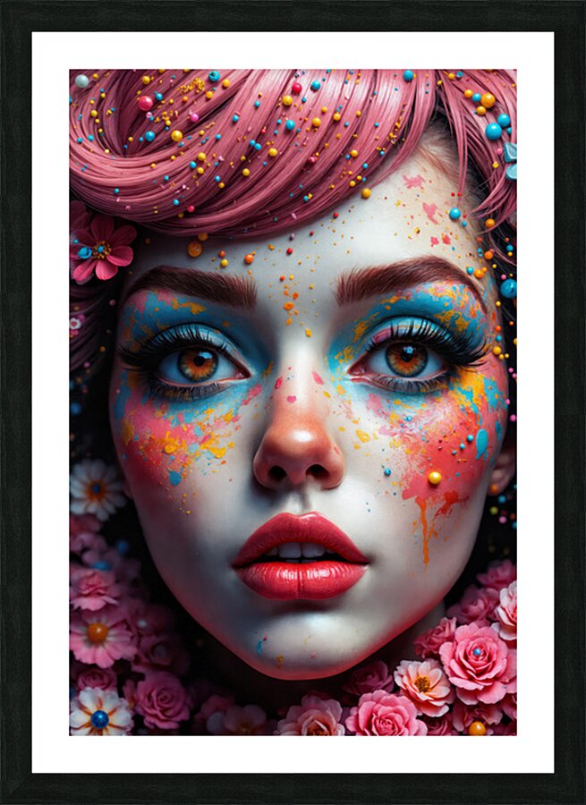 Living Mask  Picture Frame print
