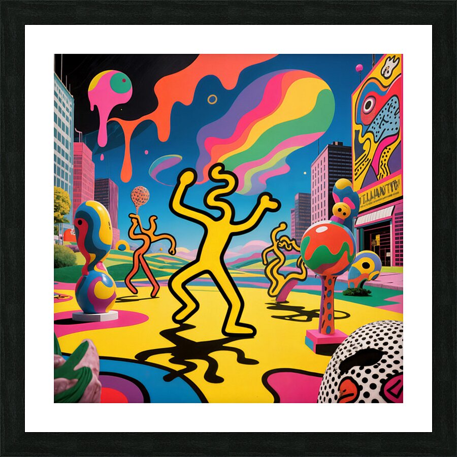 Dancing Figure  Picture Frame print