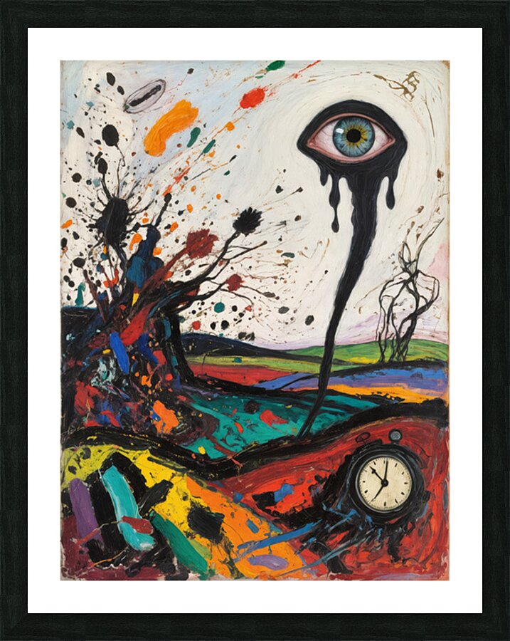Disembodied Eye  Picture Frame print