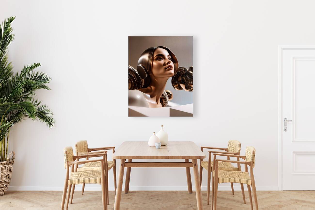 Serene Smile  Reproduction