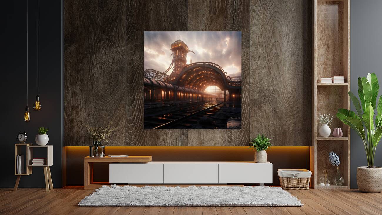 Futuristic Station  Reproduction