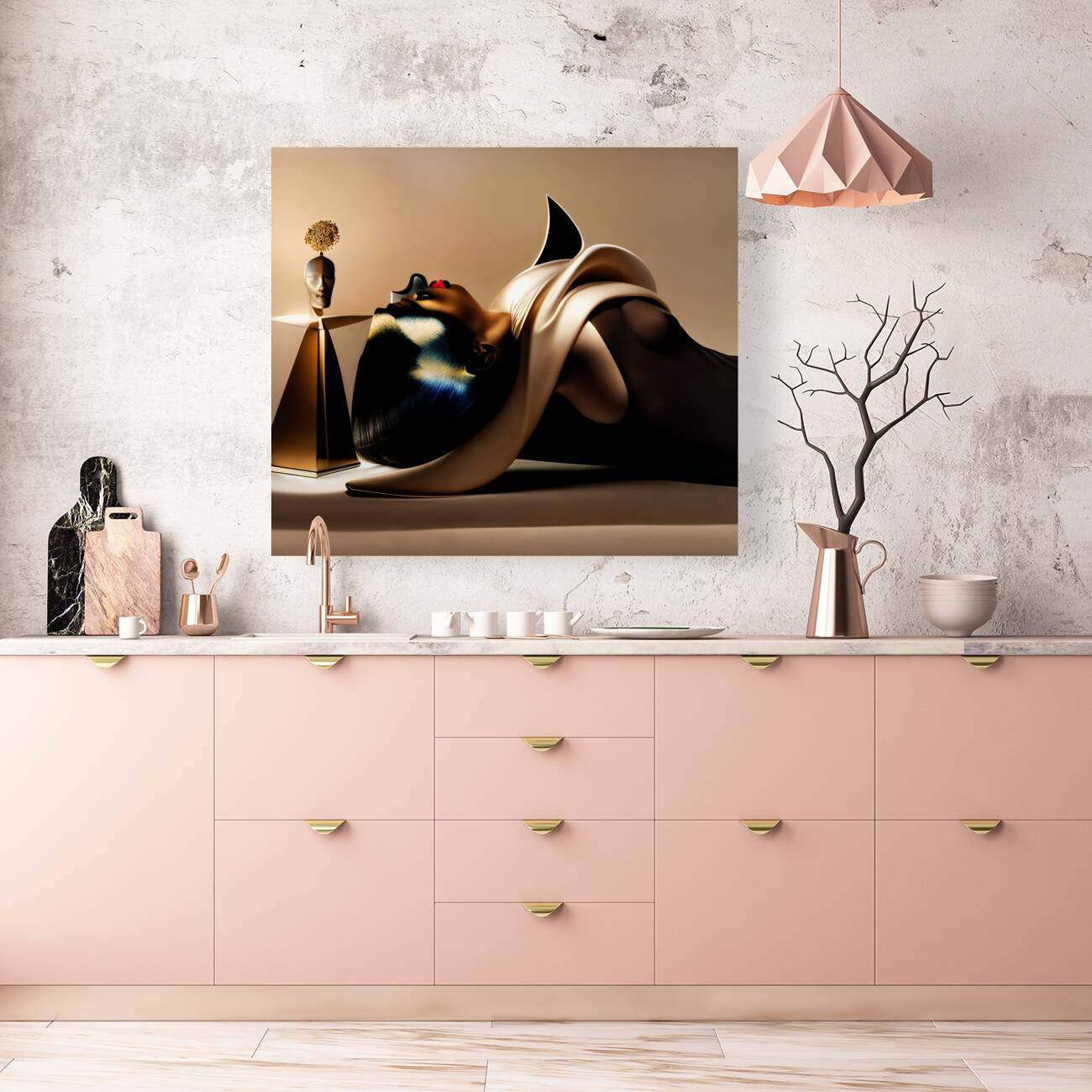 Futuristic Elegance  Reproduction