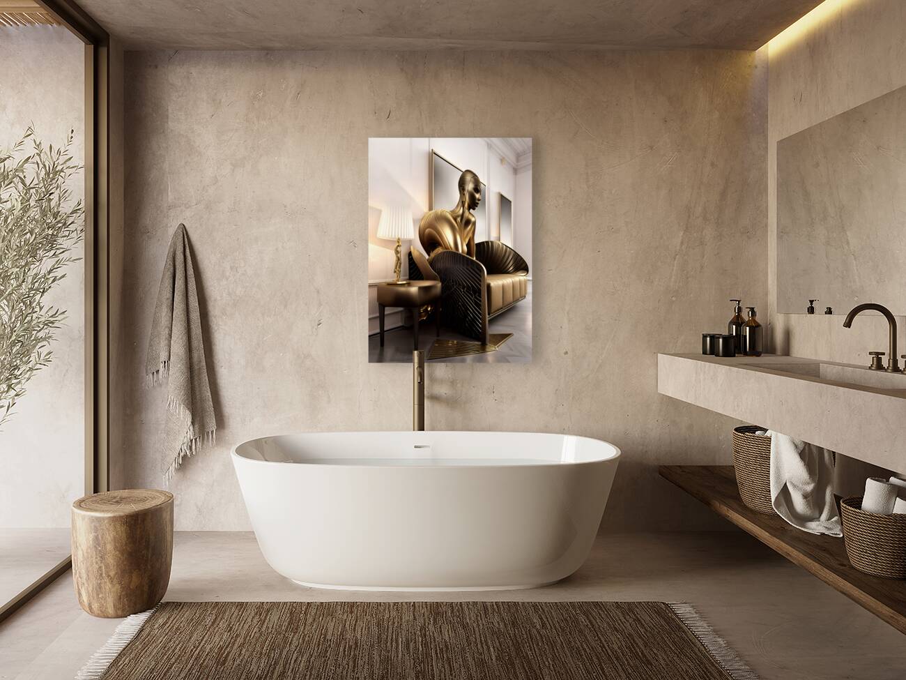 Elegant Art Deco  Reproduction