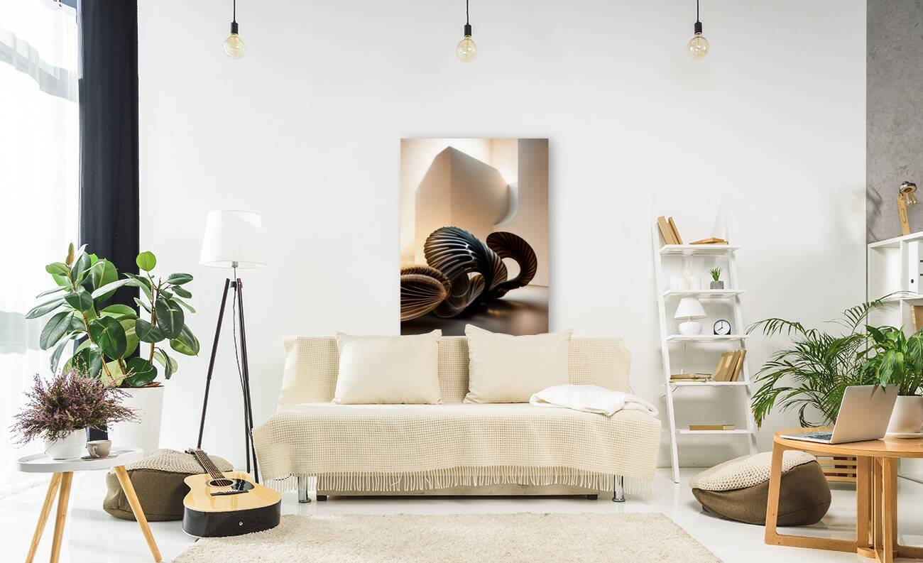 Abstract Sculptural Forms   Reproduction