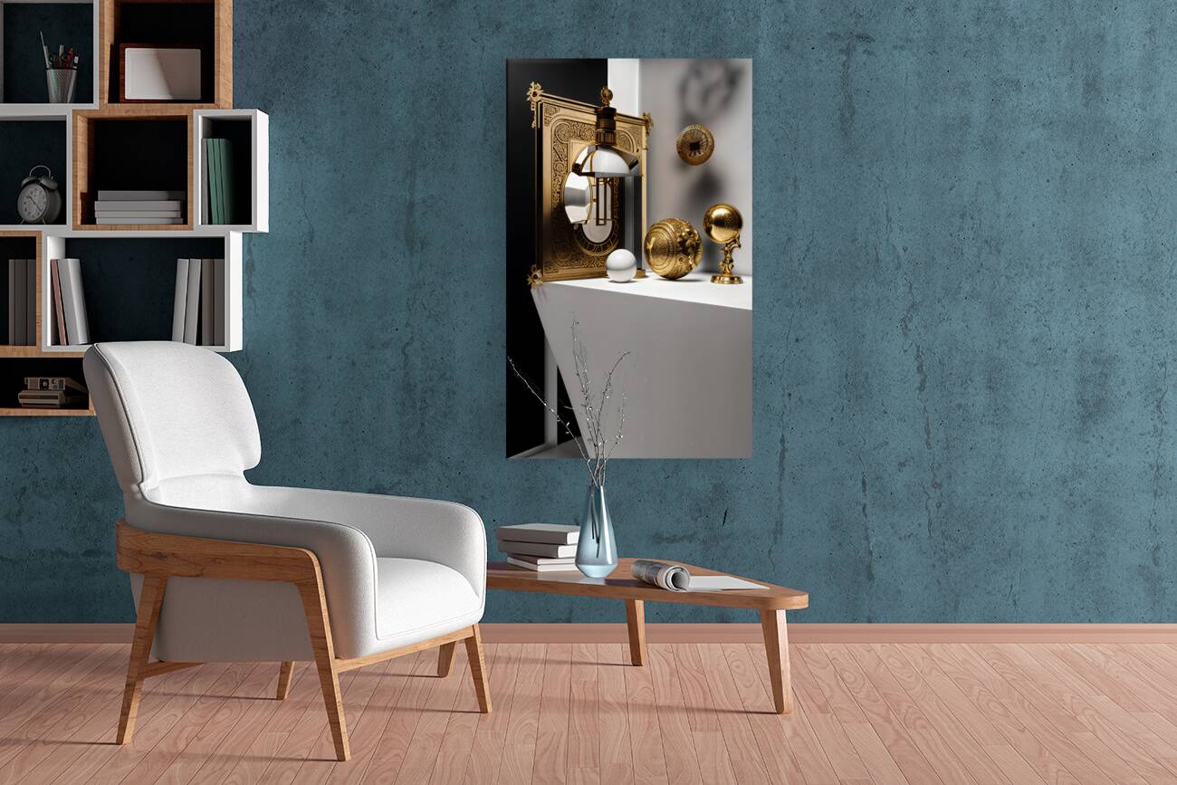  Abstract Geometric Art  Reproduction