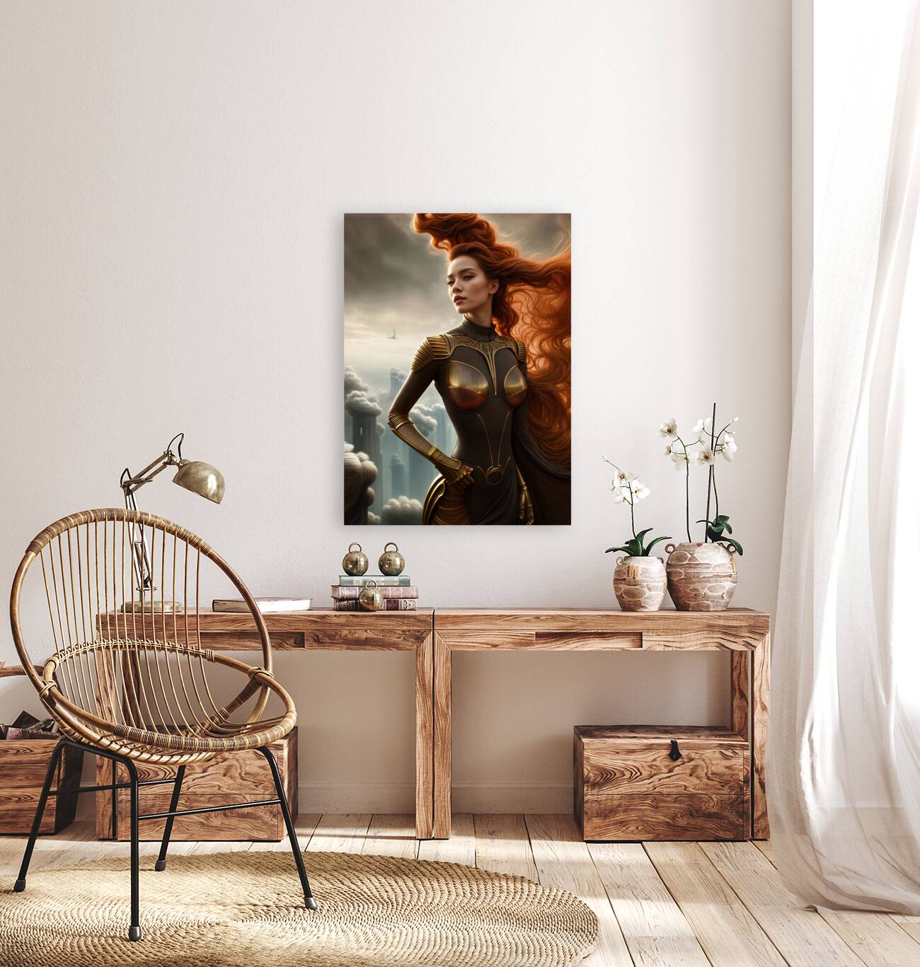 Futuristic Goddess  Reproduction