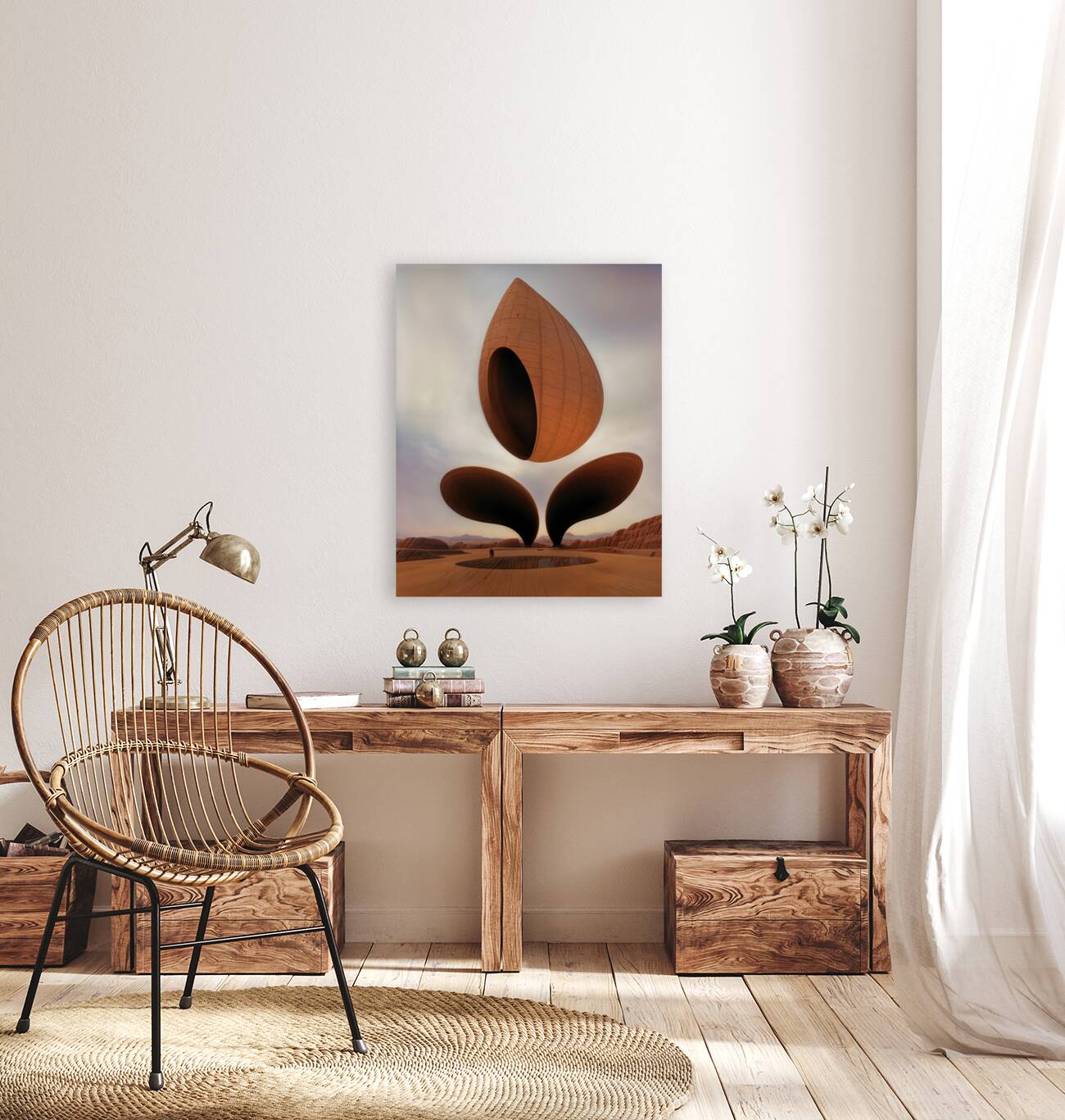  Towering Presence  Reproduction