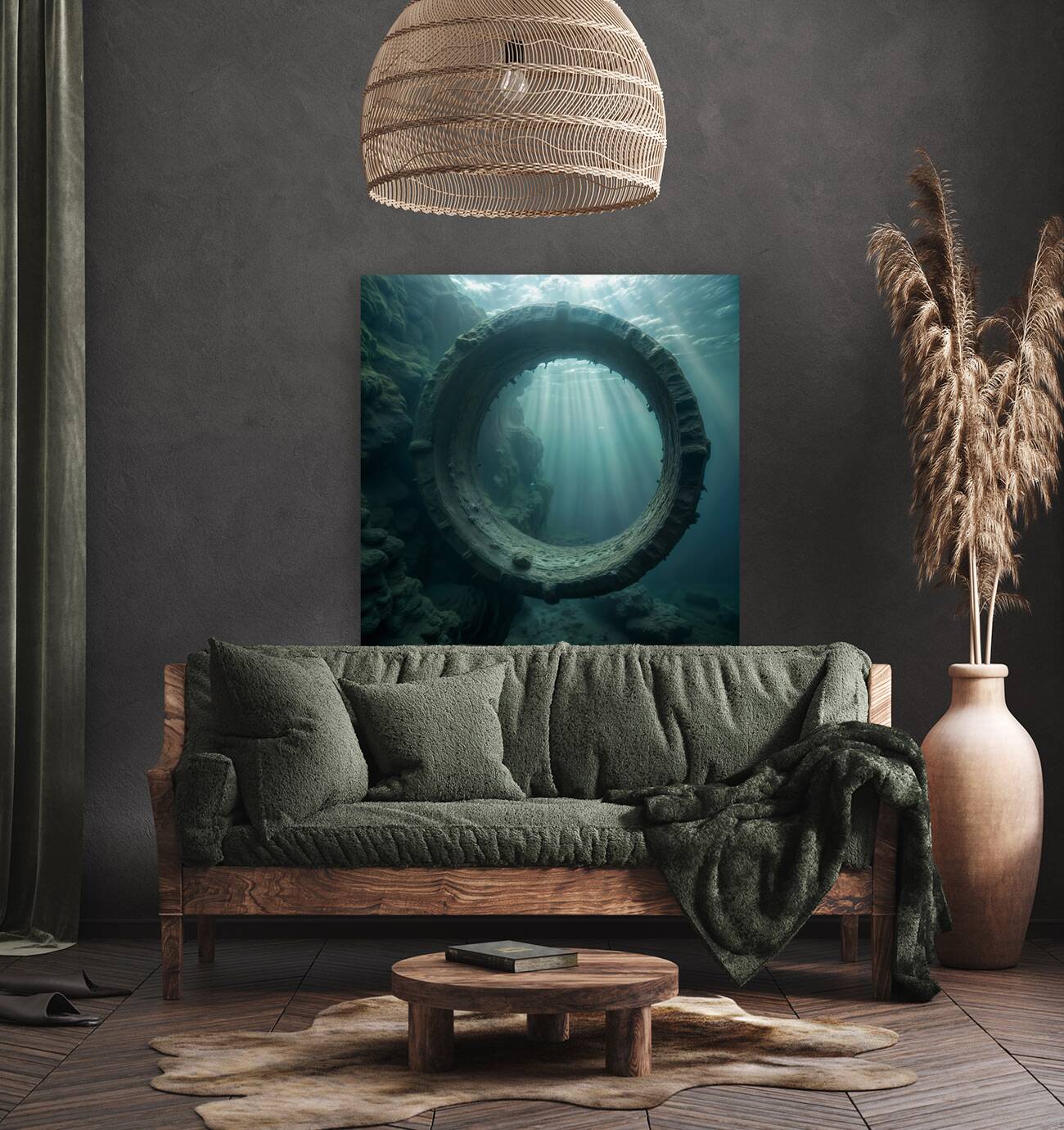  A Tranquil Sea  Reproduction