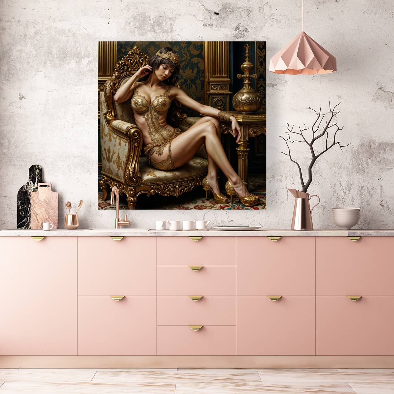  Shimmering Gold  Reproduction