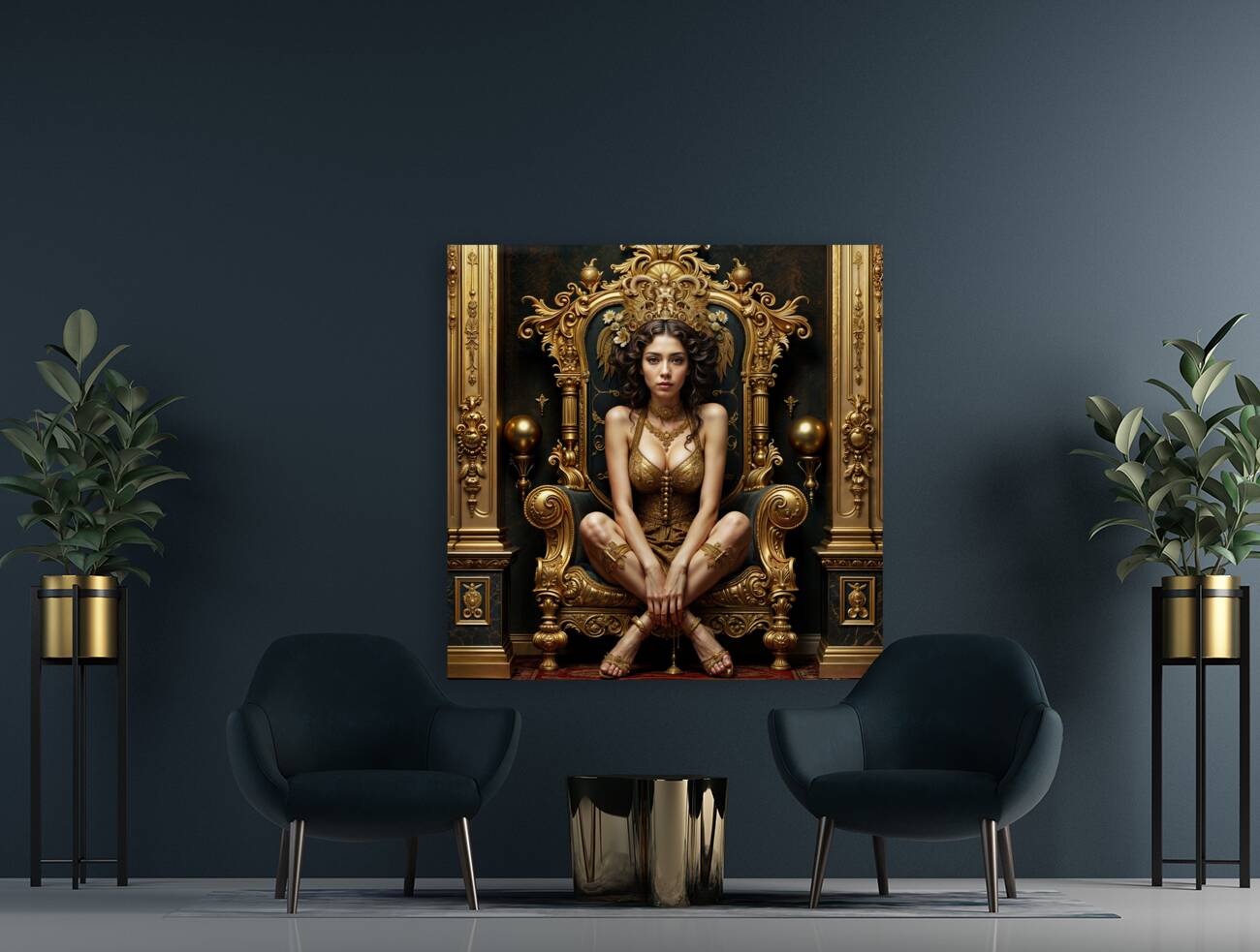  Gold Colored Ensemble  Reproduction