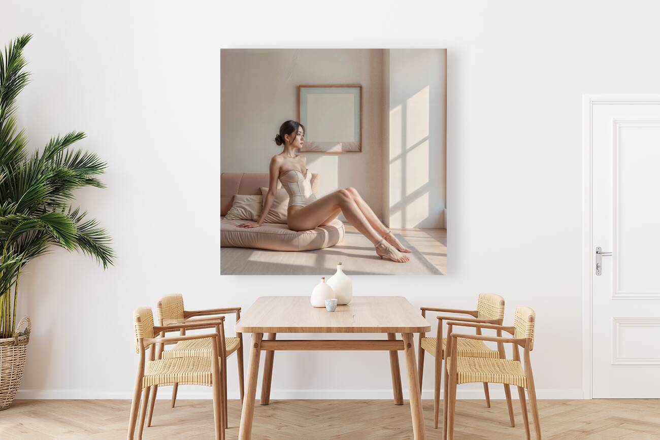 Poised Silhouette  Reproduction